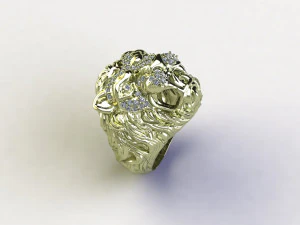 Tiger Ring 3D Model
