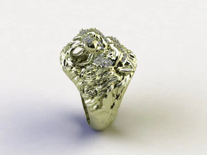 Tiger Ring 3D Model
