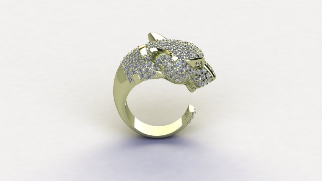 Tiger Ring Modello 3D .c4d .max .obj .3ds .fbx .stl .blend