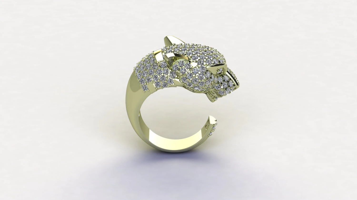 Tiger Ring 3D Model .c4d .max .obj .3ds .fbx .stl .blend