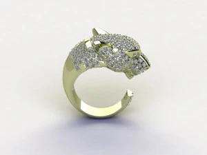 Tiger Ring 3D Model