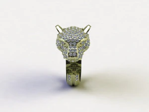 Tiger Ring 3D Model