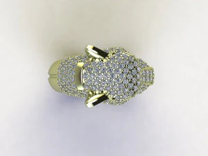 Tiger Ring 3D Model