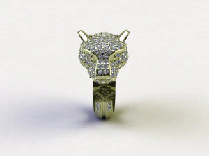 Tiger Ring 3D Model