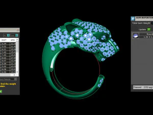 Tiger Ring 3D Model