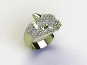 Tiger Ring 3D Model