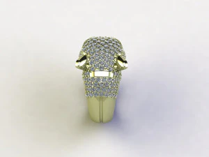 Tiger Ring 3D Model