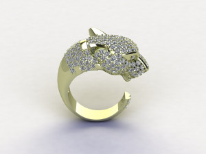 Tiger Ring Modello 3D