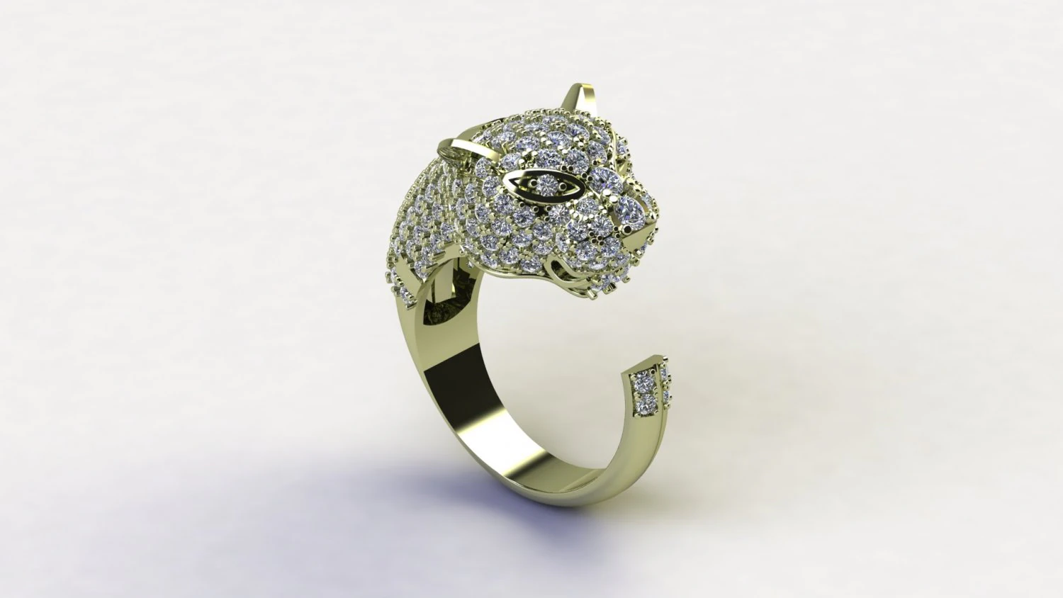 Tiger Ring 3D Model .c4d .max .obj .3ds .fbx .stl .blend 