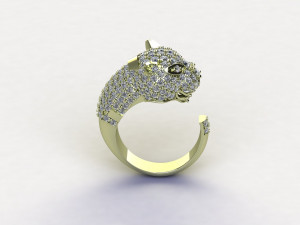 Tiger Ring 3D Model