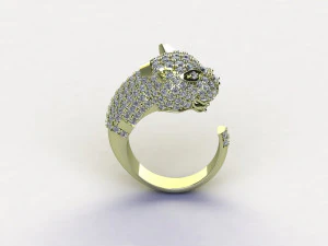 Tiger Ring 3D Model