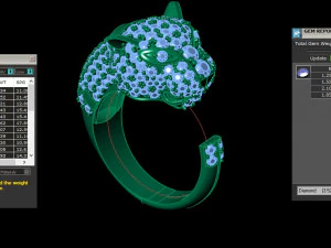 Tiger Ring 3D Model
