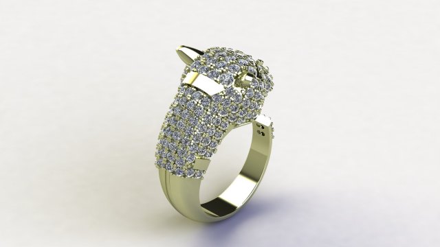 diamond tiger ring design | Samuel Kleinberg