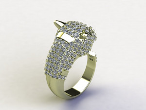 Tiger Ring 3D Model
