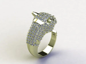 Tiger Ring 3D Model