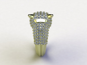 Tiger Ring 3D Model