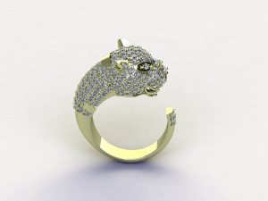 Tiger Ring 3D Model