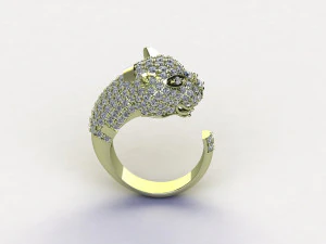 Tiger Ring 3D Model