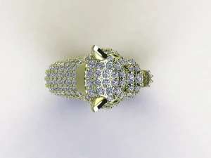 Tiger Ring 3D Model