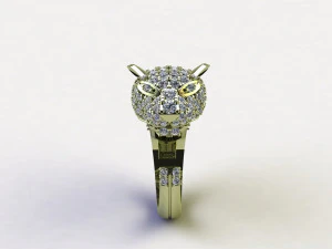 Tiger Ring 3D Model
