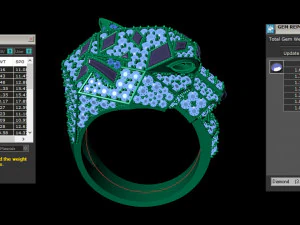 Tiger Ring 3D Model