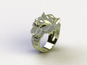 Tiger Ring 3D Модель