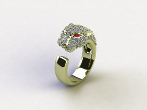 Tiger Ring 3D Модель