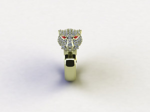 Tiger Ring 3D Model