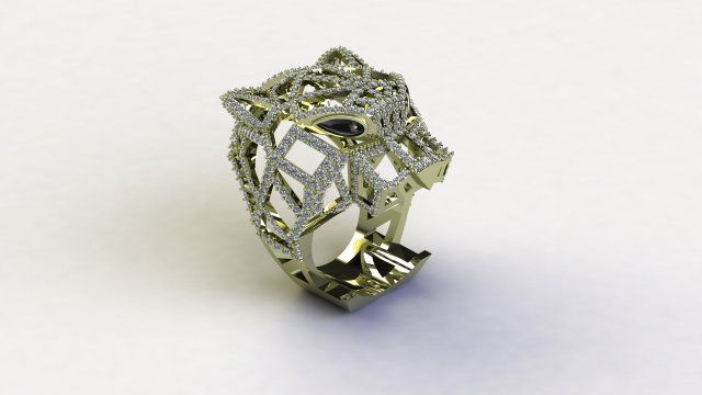 Tiger Ring Modèle 3D .c4d .max .obj .3ds .fbx .stl .blend 