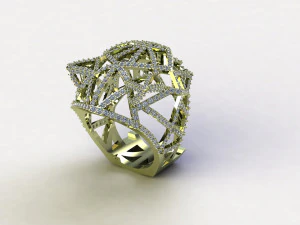 Tiger Ring 3D Model
