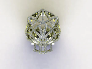 Tiger Ring 3D Model