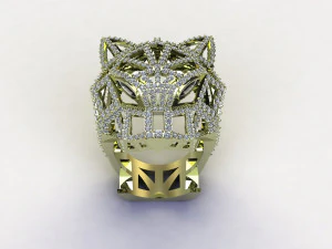 Tiger Ring 3D Model