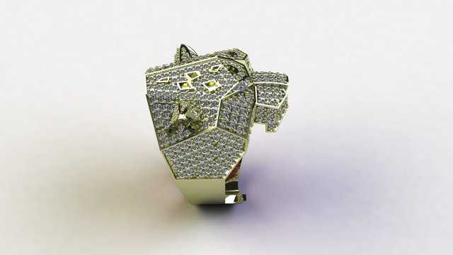 Tiger Ring Modello 3D .c4d .max .obj .3ds .fbx .stl .blend 