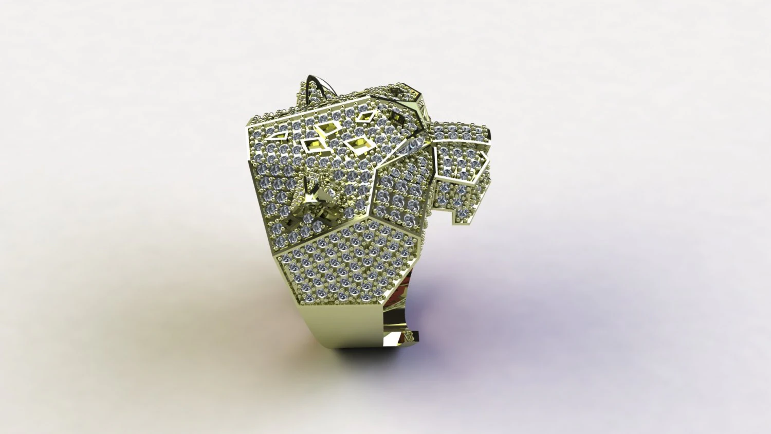 Tiger Ring 3D Model .c4d .max .obj .3ds .fbx .stl .blend 