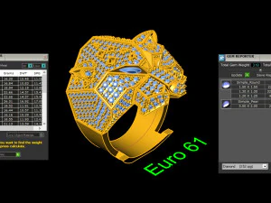 Tiger Ring 3D Model