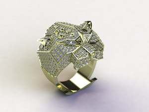 Tiger Ring Modello 3D