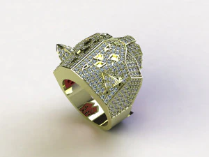 Tiger Ring 3D Model