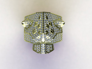 Tiger Ring Modello 3D