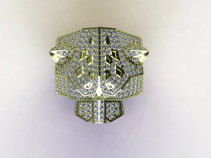 Tiger Ring 3D Model
