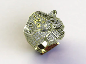 Tiger Ring 3D Model
