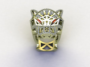 Tiger Ring Model 3D