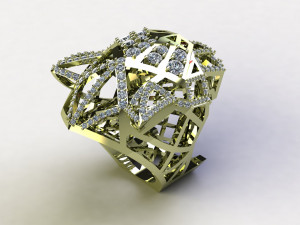 Tiger Ring Model 3D