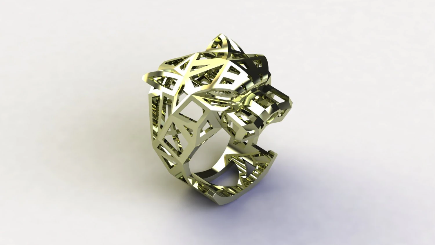Tiger Ring 3D Model .c4d .max .obj .3ds .fbx .stl .blend