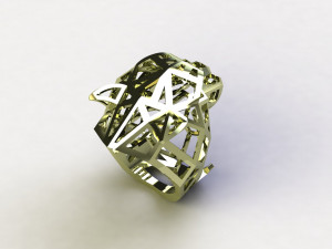 Tiger Ring Modèle 3D