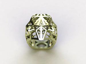 Tiger Ring 3D Model