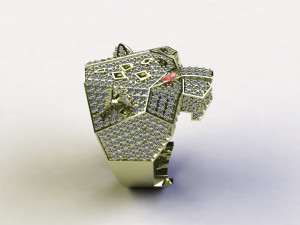 Tiger Ring Modelo 3D
