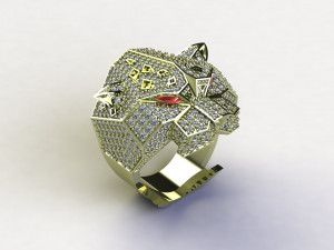 Tiger Ring Model 3D