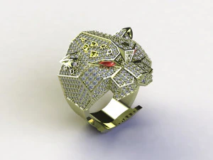 Tiger Ring 3D Model
