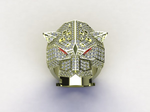 Tiger Ring Model 3D