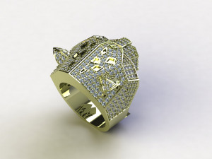Tiger Ring Model 3D